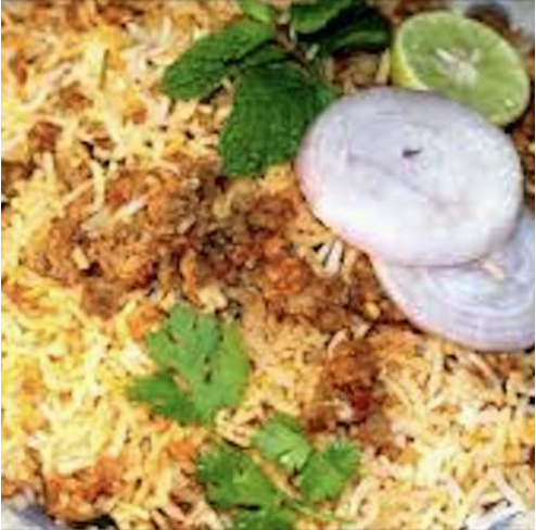 Goat Keema Biryani