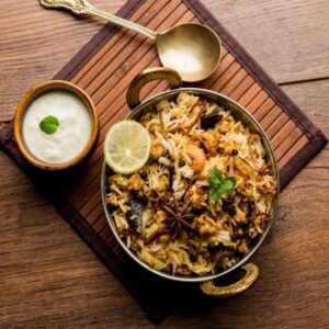 Goat Kheema Biryani